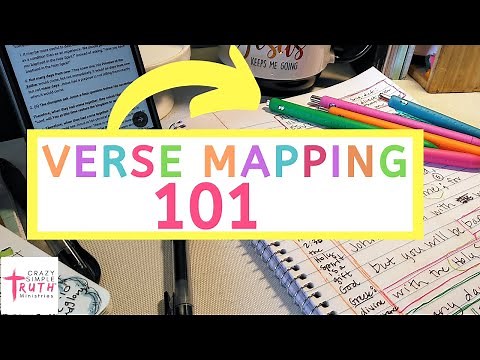 Step-by-step Bible Study Verse Mapping