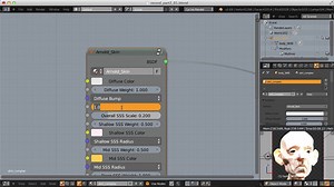 Blender人物皮肤着色