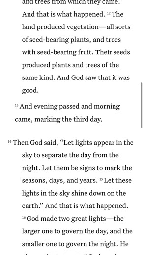 Genesis 1:11-15 • Creation Story Continued #bible #biblical