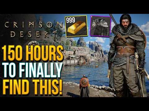 150 Hours To Discover You Can Do This in Crimson Desert! Secret Iconic Armor & Unlimited Gold Bars