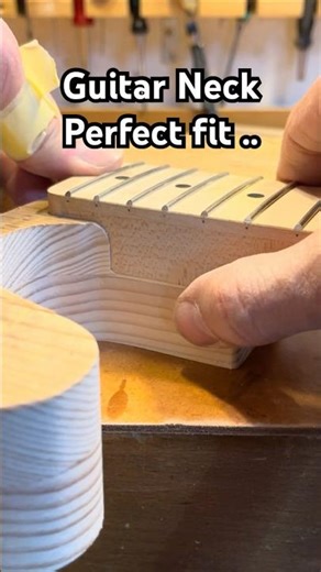 Guitar Neck perfect fit in my Luthier Workshop # #craft #guitar #work