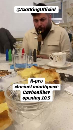 R-pro Clarinet Mouthpiece Carbonfiber Opening 10.5 by Azat King Official