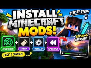 How to Install Minecraft Mods Using Modrinth (2026) | Fabric API + Flashback Tutorial