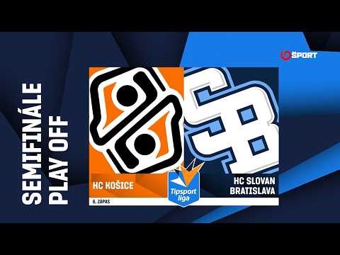 6. zápas semifinále play-off: HC Košice – HC Slovan Bratislava 2:3 (2:1, 0:0, 0:2)