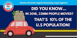 34K views | Each year millions of American move, and whether you’re moving across the country or around the block, it is important to update your voter registration. Recently moved? Be sure to update your voter registration at https://bit.ly/2EDwKgv and get #VoteReady TODAY! | Carnegie Corporation of New York | Facebook