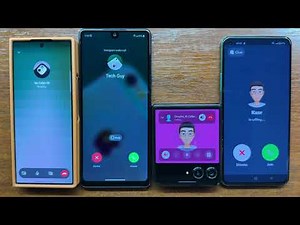 Samsung Z Fold 6, LG Stylo 6, Razr 50 Ultra, OnePlus 8T Zangi Botim Instagram Snapchat Incoming Call