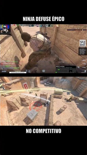 Ninja Defuse in the Midst of Complete Chaos #cs2highlights #csgo #cs2overpass