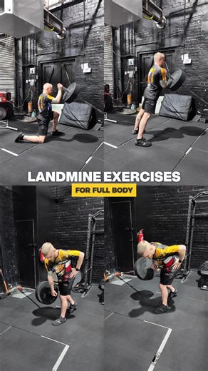 The landmine setup is a very useful tool when it comes to strength & conditioning because it offers a wide range of full body exercises 🏋🏻‍♀️ You can use it for many different movement patterns like squat, hinge, push or pull 🤝🏼 I often use landmine exercises as accessory work in my athletes’ programs, and I use them myself as well 📈 It’s also a very simple and affordable piece of equipment with many training possibilities 🫡 #strengthandconditioning #fullbody #landmineworkout #gym #combats