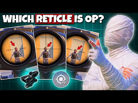 PUBG Mobile 4x Scope Update | 3 New Reticles Explained & Best Scope Settings