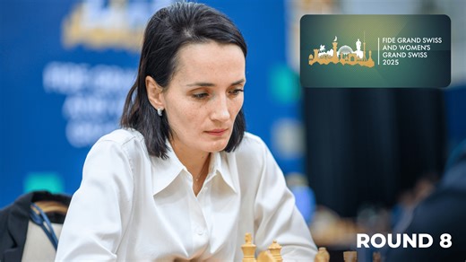 2025 FIDE Grand Swiss Round 8: Lagno Overtakes Vaishali In Women's; Nihal, Bluebaum Lead Open