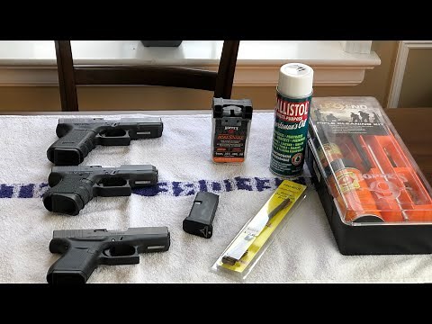 How to clean ANY GLOCK handgun!! 🧼