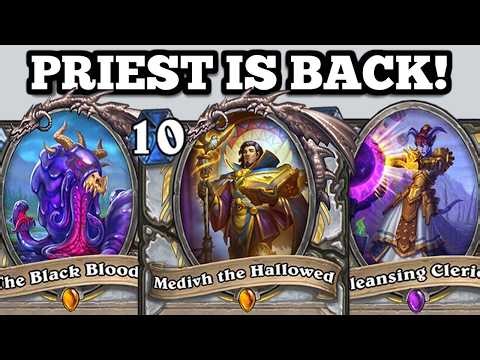 Twelve wins in Heroic Brawl with Control Priest! This deck is actually good!