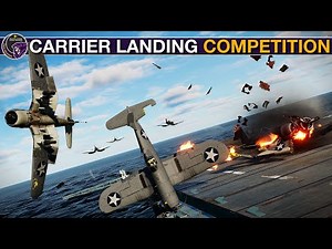 EXTREME WWII Carrier Landing Skill Competition - June 2025 | DCS WORLD