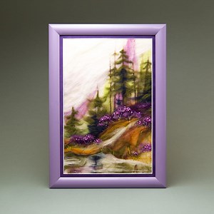 Floral Forest Needle Felting Kit - DIY Morning Landscape - Etsy