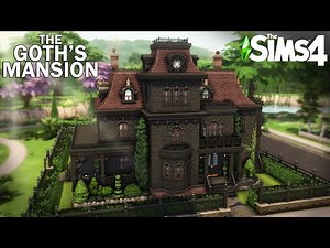 🥀 THE GOTH'S MANSION // The Classic Version // Sims 4 Speed Build // NoCC