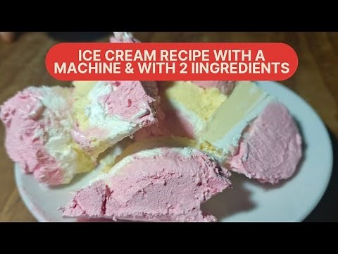 Homemade Ice Cream Without a Machine In 5 Minutes | 2 Ingredients Ice Cream Recipe