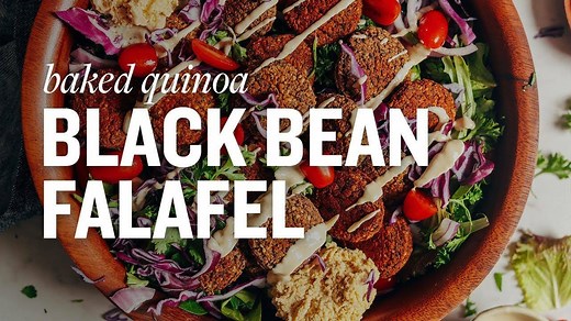 35K views · 1K reactions | NEW! DELICIOUS Black Bean Quinoa Falafel!...