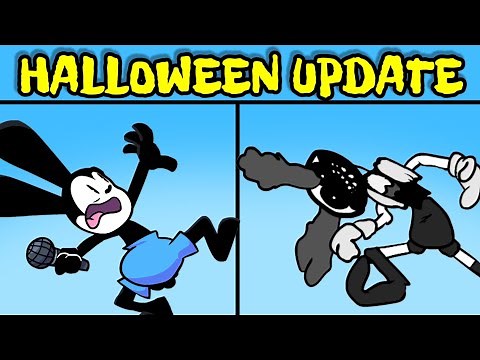 FNF VS Oswald The Lucky Rabbit: Halloween Update | Technical Rhythm Mod Showcase