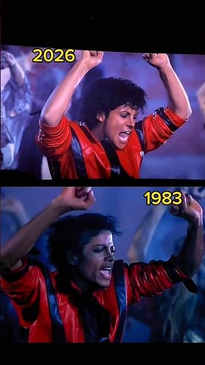 Michael Jackson Thriller 1983 vs 2026 #michael #movie