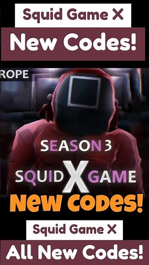 New Squid Game X Codes - New Codes For Squid Game X Roblox Codes 2025