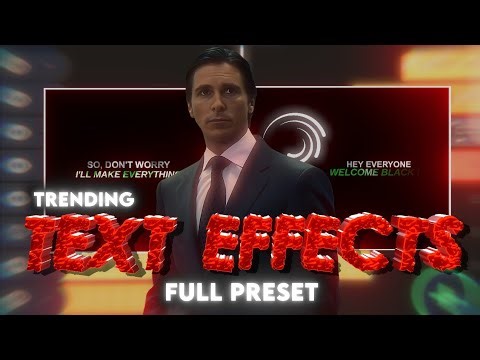 🔥 Free Text XML Download | Alight Motion / After Effects Editing Preset