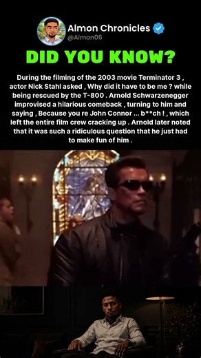 During the filming of the 2003 movie Terminator 3, actor Nick Stahl asked, Why d...
