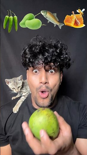 Biku eating mango||cat fart #funny #mukbanghorfun #comedy #cartoon #indian #chilly #fish #honey