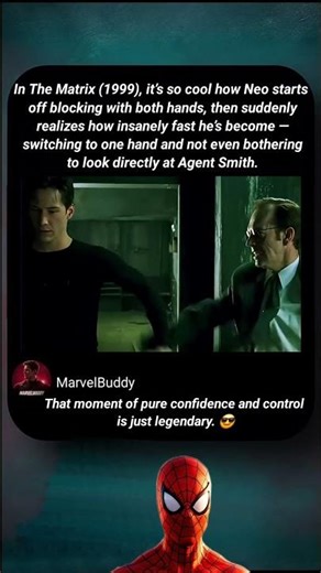 The Matrix (1999) – Neo’s One-Hand Block of Pure Confidence!