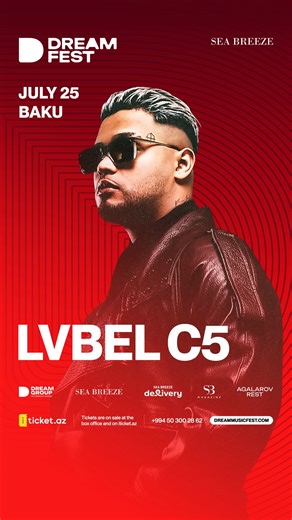 DREAM FEST 🌊 on Instagram: "Hazır olun - bu yay ritm sahilə vurur! 25 iyulda Sea Breeze DREAM Fest Türkiyə rap səhnəsinin parlayan ulduzu LVBEL C5-i möhtəşəm canlı performansla qarşılayır. “TAK TAK TAK”, “nE !?”, “HAVHAVHAV” və daha çox hitlərlə gecə boyu enerji zirvədə olacaq. Canlı ifa, güclü işıq şousu, ağır bass və dayanmayan temp… LVBEL C5-in özünəməxsus tərzi və çılğın səhnə enerjisi Sea Breeze -i nəhəng bir səs dalğasına çevirəcək. Bu sadəcə konsert deyil — bu, DREAM Fest atmosferinə tam