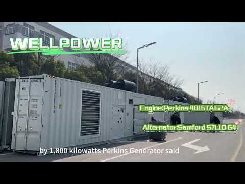 1600kw Diesel Generator with Perkins Engine