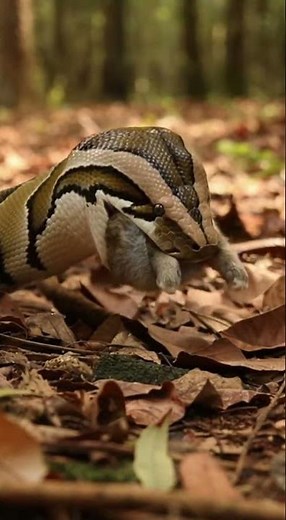 Snake Swallows Mouse Whole in Seconds! 🐍🐭 | Wild Nature Shorts