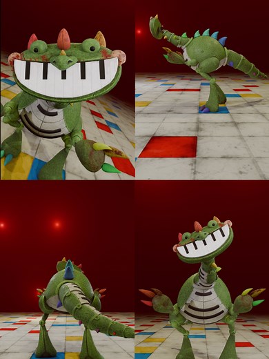 Exploring Pianosaurus in Poppy Playtime: Chapter 4