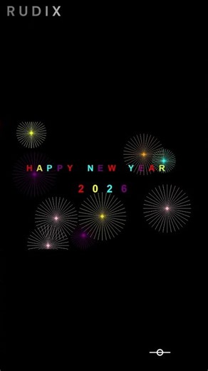 Happy New Year 2026 Using Python Turtle