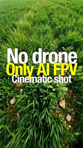 No Drone. Only AI FPV 🚁 | Cinematic Farm Shot | AI Drizzle