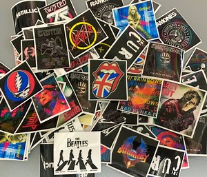 Music Band Stickers, Rock, Pop, Grunge, 80s, 90s, 2000s, Nostalgic, Custom Vinyl Stickers - Etsy