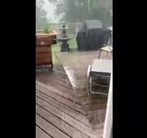 Hail in Ocean Lakes area of Virginia Beach