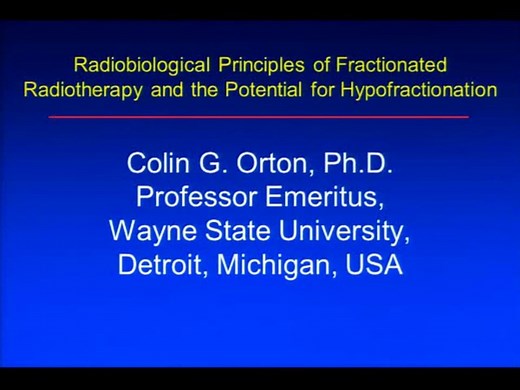 Radiobiological Principles of Fractionated Radiotherapy and the Potential for Hypofractionation