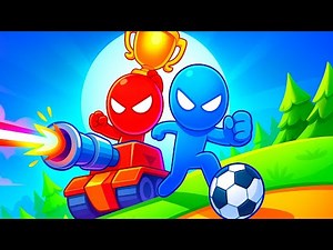 The Stickman Party 1234 Player Ultimate Tournament MINIGAMES 2025 Gameplay Walkthrough (Android,Ios)