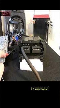 Conectando un amplificador y un subwoofer