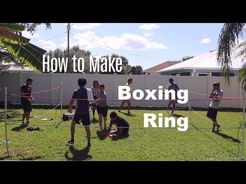 How to build a boxing ring