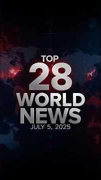 Top 28 World News: July 5, 2025