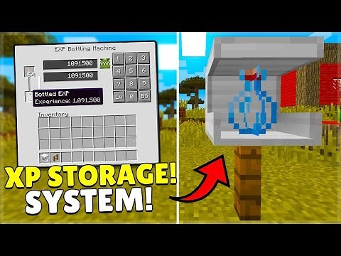 THE BEST XP STORAGE SYSTEM IN MINECRAFT!