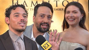 18K views · 288 reactions | 'Hamilton's original Broadway cast gathers to celebrate the 10th anniversary and their show hitting the big screen. The musical phenomenon comes to theaters on Sept. 5. | Entertainment Tonight | Facebook