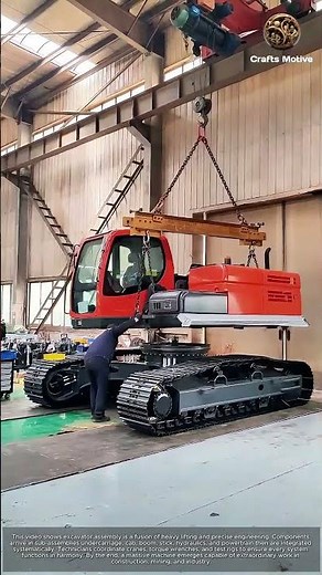 Mind-Blowing Heavy Equipment Assembly Building an Excavator: How to Build a Giant Excavator