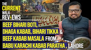 7.1K views · 89 reactions | Time for some Desi khana! The Current Wala was thinking about going to Babu Karachi Kebab Paratha in Lahore for quite a long time. Does Lahore finally have a Karachi style kebab paratha? | The Current | Facebook