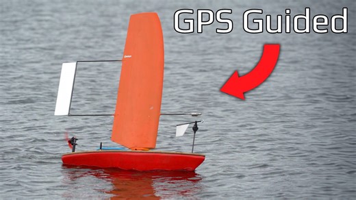 Experimental DIY drone sailboat build and water testing project