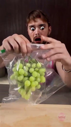 Easy Way to Remove Grape Stems 🍇