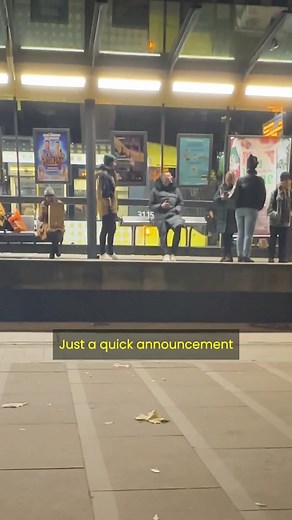 Hilarious Hidden Camera Tram Prank Announcement