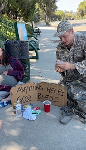 Surprising my pregnant homeless wife 🥹 Soldier returns home to surprise pregnant homeless wife and gives her money, clothing, food, water and baby items. #Homecoming #surprise #pregnancy #blessed | Blake M