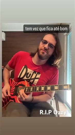 Jamming over zombie stomp by ozzy osbourne #guitar #ripozzy #guitarsolo